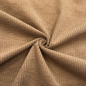 Rebrasti pamuk 6W WASHED STRETCH camel