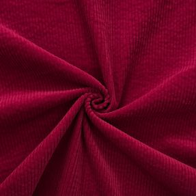 Rebrasti pamuk 6W WASHED STRETCH dark red