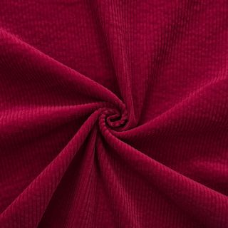 Rebrasti pamuk 6W WASHED STRETCH dark red