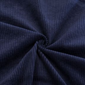 Rebrasti somot 6W WASHED STRETCH navy