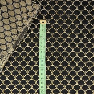Dekorativna tkanina jacquard Dragon allover noir