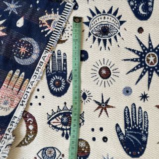 Dekorativna tkanina jacquard Namaste allover blanc