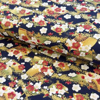 Pamučna tkanina JAPAN Obi indigo