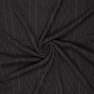 Pletene tkanine žakard CHAIN black