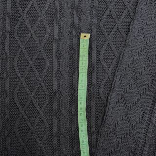 Pletene tkanine žakard CHAIN black