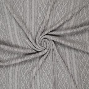 Pletene tkanine žakard CHAIN light grey