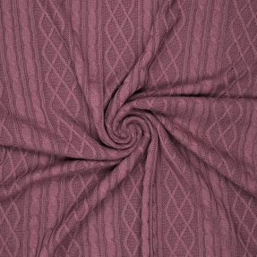 Pletene tkanine žakard CHAIN mauve