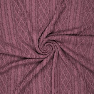 Pletene tkanine žakard CHAIN mauve