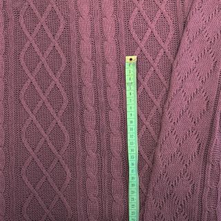 Pletene tkanine žakard CHAIN mauve