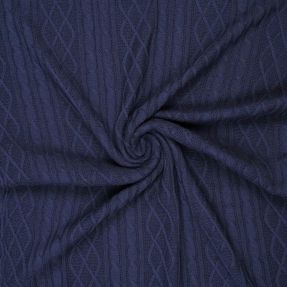 Pletene tkanine žakard CHAIN navy