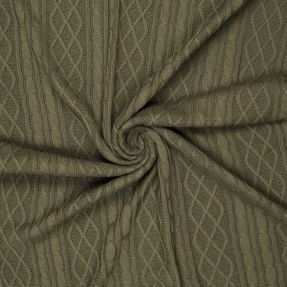 Pletene tkanine žakard CHAIN camo green