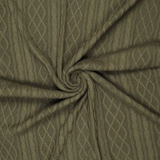 Pletene tkanine žakard CHAIN camo green