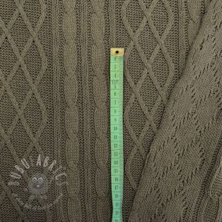 Pletenina Jacquard CHAIN camo green