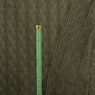 Pletene tkanine žakard CABLE camo green