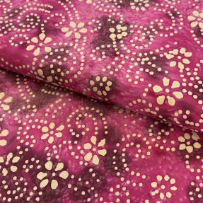 Pamučna tkanina BATIK NEW design I cerise