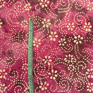 Pamučna tkanina BATIK NEW design I cerise