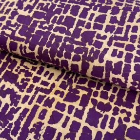 Pamučna tkanina BATIK NEW design H violet