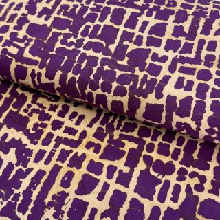 Pamučna tkanina BATIK NEW design H violet