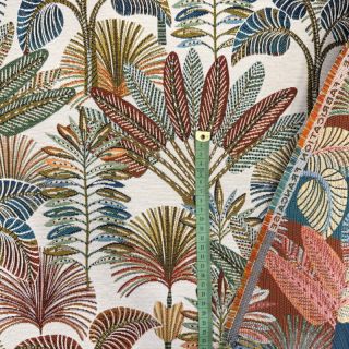 Dekorativna tkanina jacquard Mayorque blanc