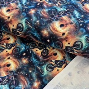Pamučna tkanina Galaxy riders design A digital print