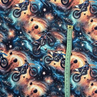 Pamučna tkanina Galaxy riders design A digital print