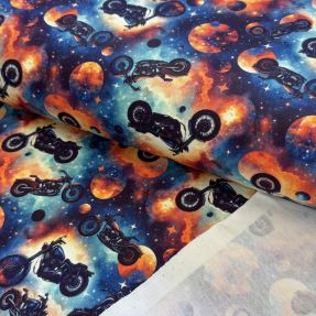 Tkanina za trenirke Galaxy riders design E digital print