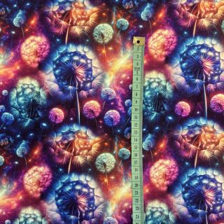 Pamučna tkanina Fantasy flowers design A digital print