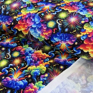 Triko Fire works design F digital print