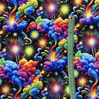 Triko Fire works design F digital print