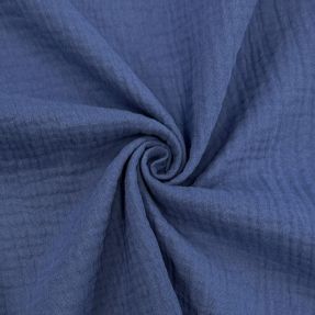 Dvoslojna gaza/muslin midnight blue