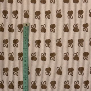 Rebrasti pamuk STRETCH Small bunny design D
