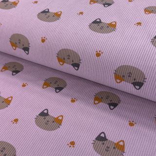 Rebrasti pamuk STRETCH Cute animals design H