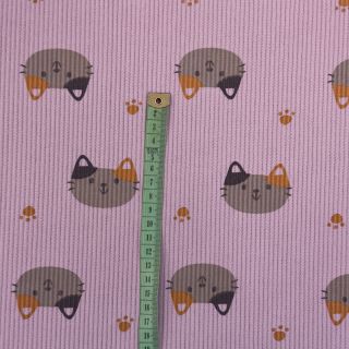 Rebrasti pamuk STRETCH Cute animals design H