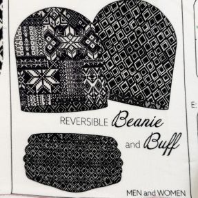 Tkanina za trenirke Winter knit PANEL SET FOR ADULTS digital print