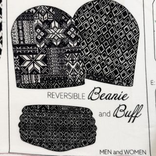 Tkanina za trenirke Winter knit PANEL SET FOR ADULTS digital print
