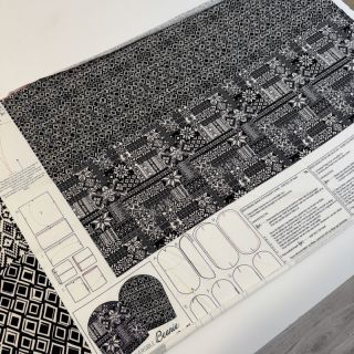 Tkanina za trenirke Winter knit PANEL SET FOR ADULTS digital print