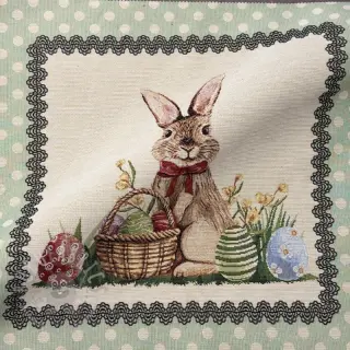 Dekorativna tkanina GOBELIN PREMIUM Easter Bunny Eggs PANEL