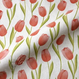 Dekorativna tkanina premium Hand Drawn Tulip