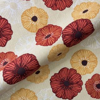 Dekorativna tkanina premium Poppy Flower Joy