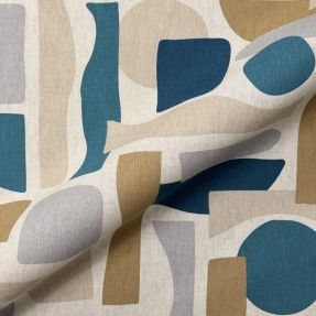 Dekorativna tkanina Linenlook Abstract Form Fusion
