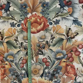 Dekorativna tkanina premium Linenlook Bloom Fruit Paradise digital print