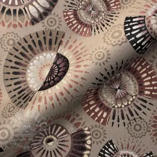 Dekorativna tkanina jacquard Mandala Circle Sun