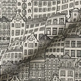 Dekorativna tkanina Linenlook Townhouse Fine Line
