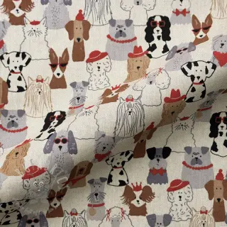 Dekorativna tkanina Linenlook Dog Dress Up