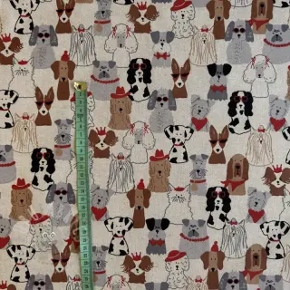 Dekorativna tkanina Linenlook Dog Dress Up