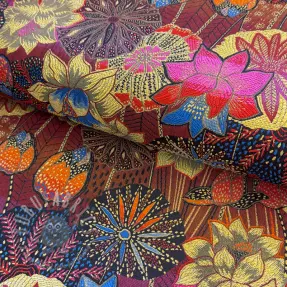 Dekorativna tkanina jacquard Opium allover rouge