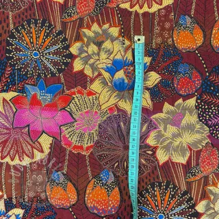 Dekorativna tkanina jacquard Opium allover rouge