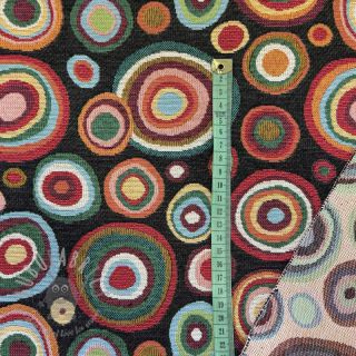 Dekorativna tkanina JACQUARD MAGMA noir