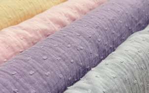 Jednobojni muslin DOBBY