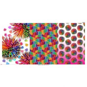 Pletenina Pencil explosion PANEL digital print